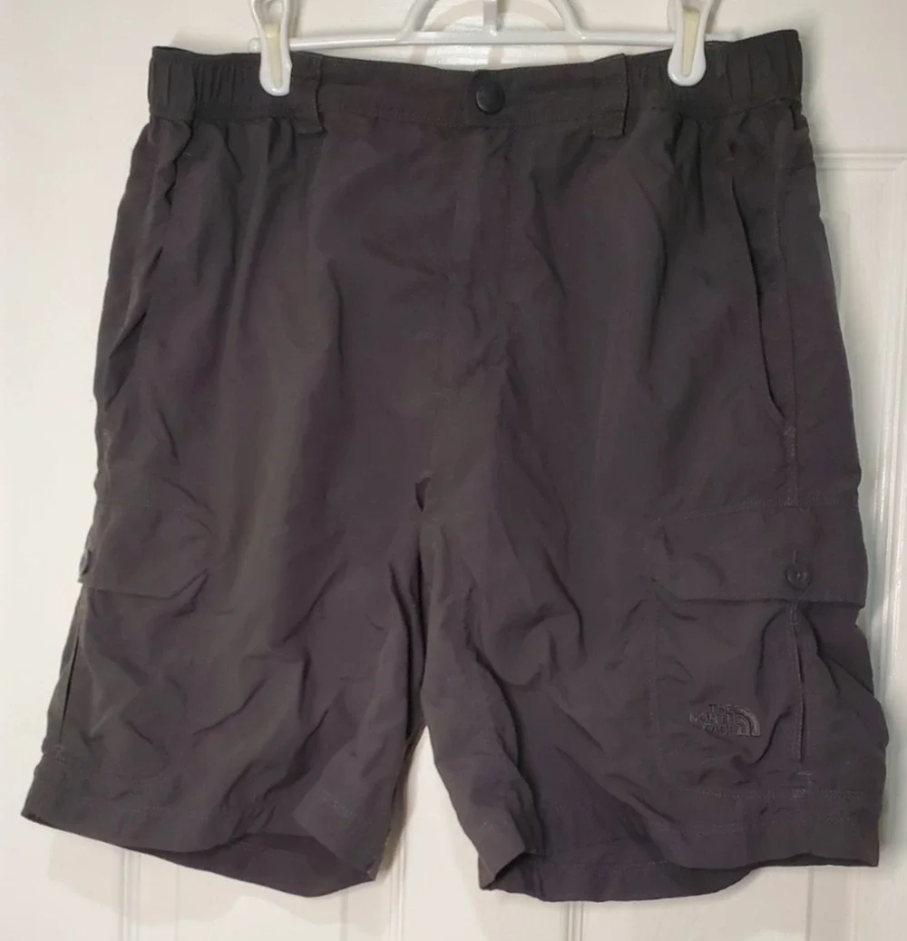 The North Face Shorts Mens M Horizon Peak Cargo Elastic Waist Ripstop Nylon 31w